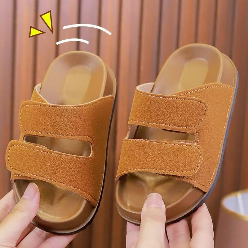 Slatke dječje sandale s debelim potplatom, s Velcro zatvaračem, inspirirane Birkenstock stilom, izdržljive, unisex