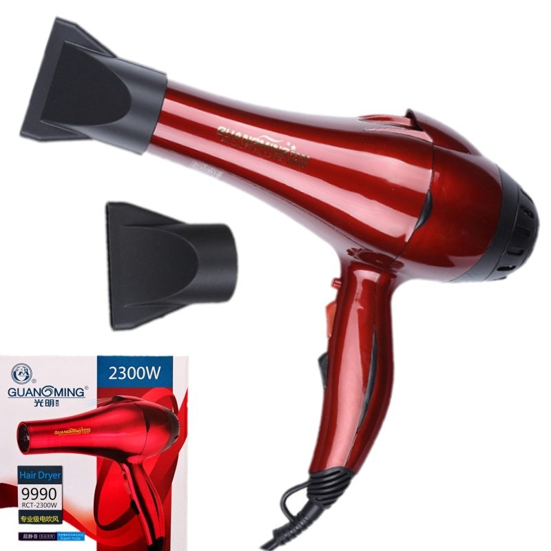 Bright 9990 Snažno sušilo za kosu s velikim motorom, 2300 W, za salone, frizerske radnje i kućnu upotrebu, s zaštitom pri konstantnoj temperaturi