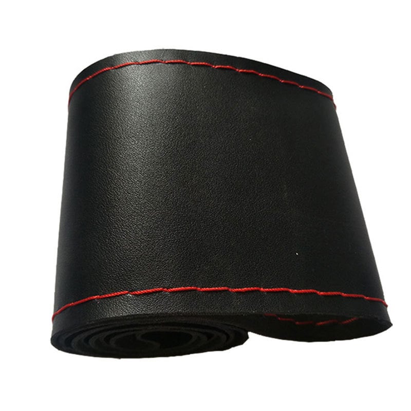 Finishing Dragon Universal Κάλυμμα τιμονιού με χειροποίητη ραφή, 38 cm, από τεχνητό δέρμα