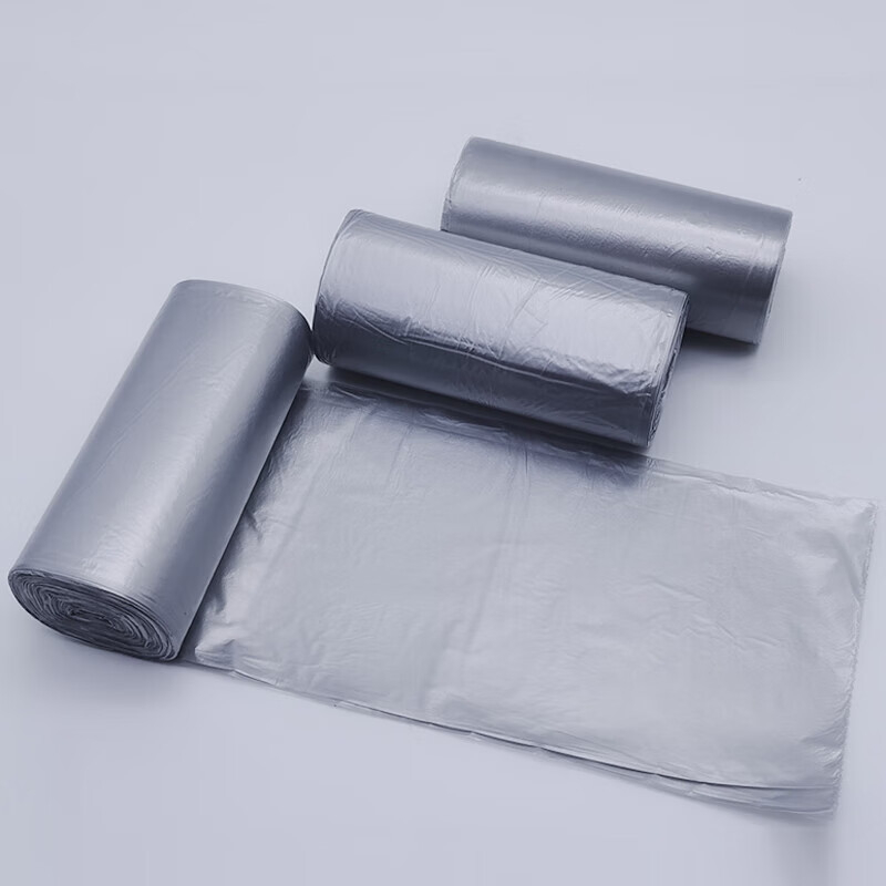 Kanglejie vreće za otpad s ravnim otvorom, za ured i kupaonicu, debeli plast, 45×55 cm, 75 komada (15 komada po rolni × 5 rolni)
