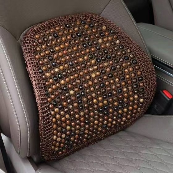 Auto lumbalna podrška – prozračni mrežasti jastuk za leđa, ručno tkan, punilo Bodhi sjemenke