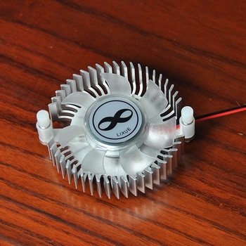 Csendes GPU hűtőventilátor, 5V/12V, 55 mm-es rögzítőfurattal