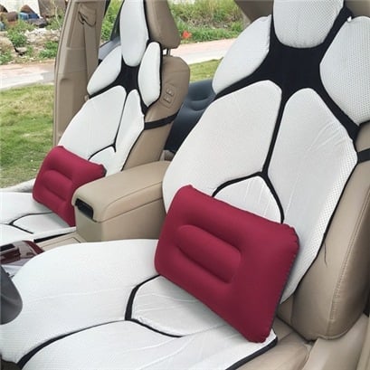 Auto jastuk za donji dio leđa i naslon za leđa s jastukom za vrat za vozača