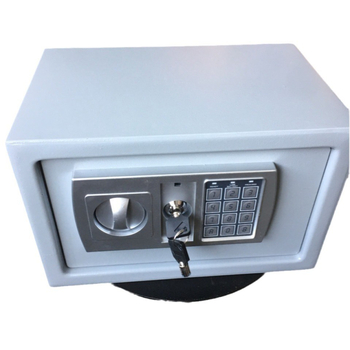 Seif electronic din oțel, rezistent la foc, pentru uz casnic, compact