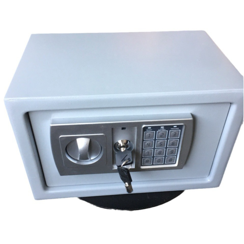 Seif electronic din oțel, rezistent la foc, pentru uz casnic, compact