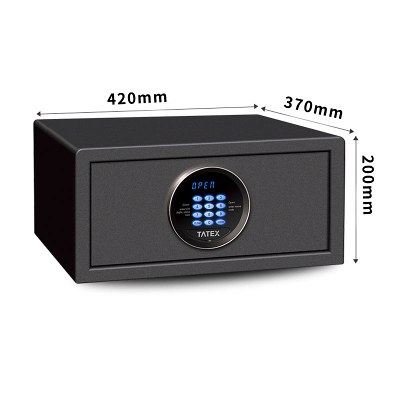 Seif electronic din oțel, compact, pentru casă, birou și hotel, cu parolă, anti-furt