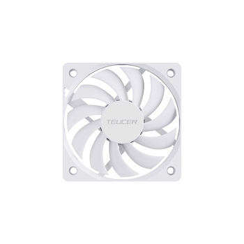 TEUCER UT-8010 csendes CPU hűtőventilátor, 80x80x10 mm, hőmérséklet-szabályozás