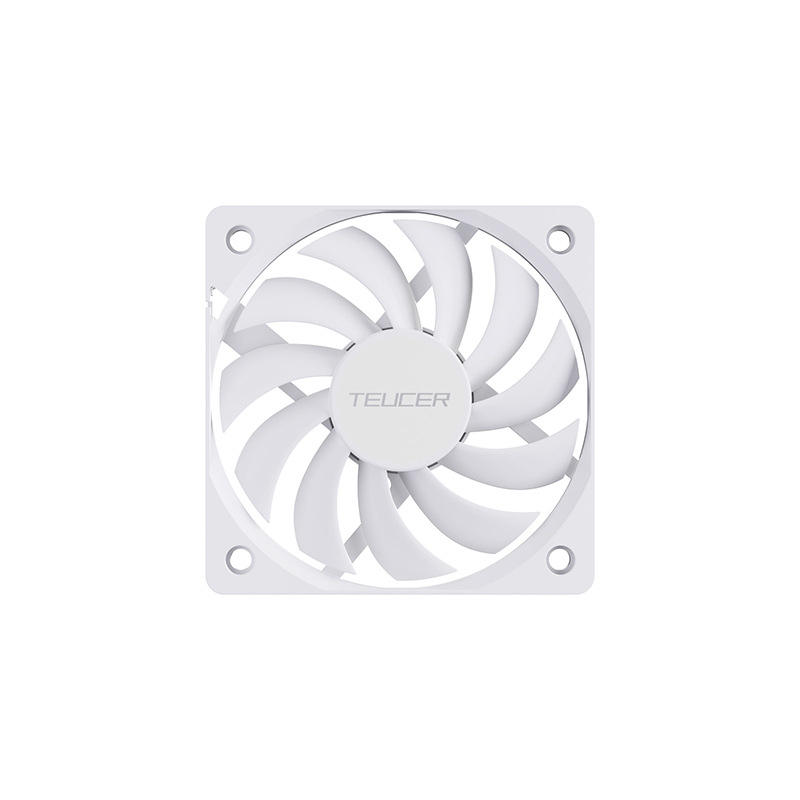 TEUCER UT-8010 csendes CPU hűtőventilátor, 80x80x10 mm, hőmérséklet-szabályozás