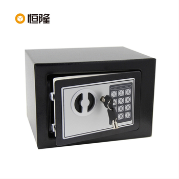Henglong E-17 Elektronický nástenný trezor, malý, z ocele, pre domáce použitie