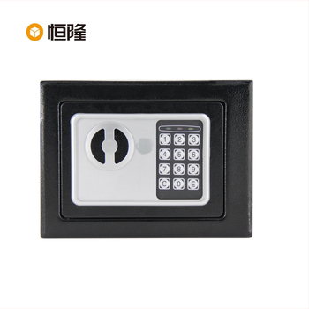 Henglong E-17 Elektronický nástenný trezor, malý, z ocele, pre domáce použitie