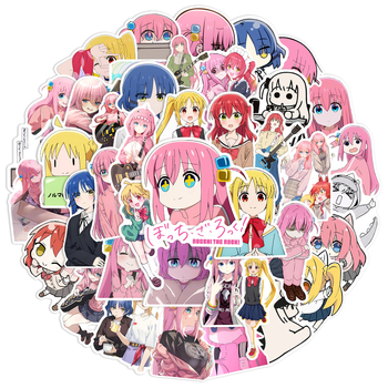 50 αυτοκόλλητα graffiti σε στυλ anime, PVC αδιάβροτα, για κιθάρα, πατίνι, κράνος και μπουκάλι νερού