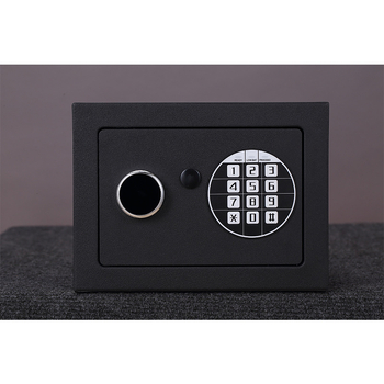Seif electronic cu parolă, din oțel, compact, pentru uz casnic, anti-furt, dimensiuni 170×230×170 mm