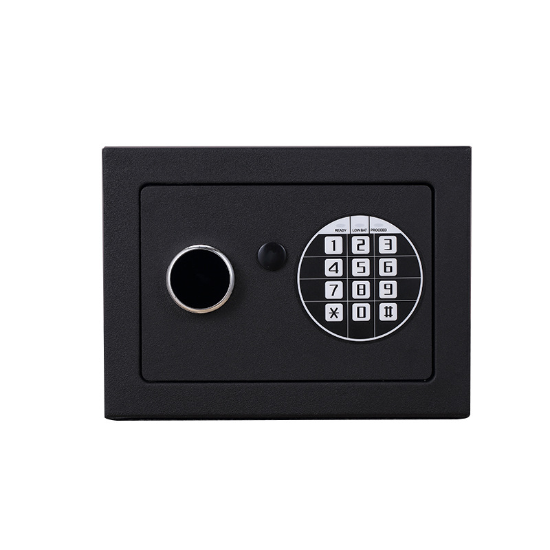 Seif electronic cu parolă, din oțel, compact, pentru uz casnic, anti-furt, dimensiuni 170×230×170 mm