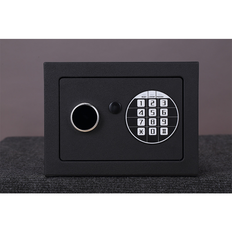 Seif electronic cu parolă, din oțel, compact, pentru uz casnic, anti-furt, dimensiuni 170×230×170 mm
