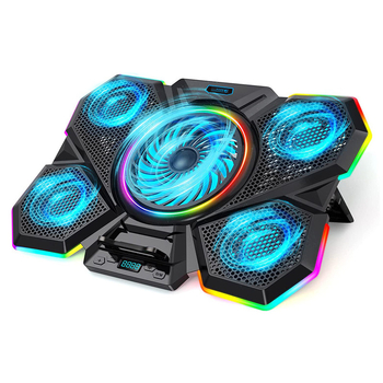 F13 višestruki hladnjak za prijenosna računala s RGB, tiha baza