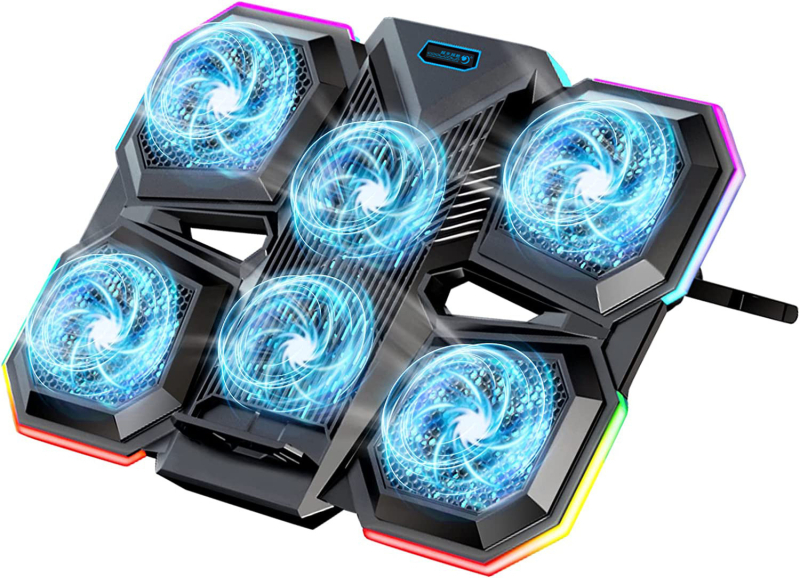 F13 višestruki hladnjak za prijenosna računala s RGB, tiha baza