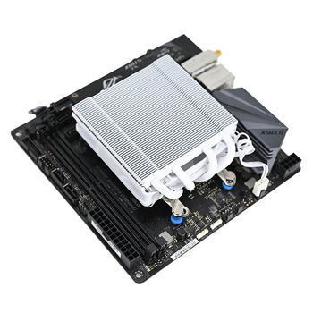Z39 ITX asztali CPU hűtő, lefelé nyomó mechanizmussal, kompatibilis LGA1700/1200/115x/AM4, hőmérséklet-szabályozott, csendes ventilátor