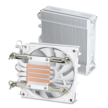 Z39 ITX asztali CPU hűtő, lefelé nyomó mechanizmussal, kompatibilis LGA1700/1200/115x/AM4, hőmérséklet-szabályozott, csendes ventilátor