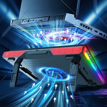 Ice Demon 9 Plus hlađenje za prijenosno računalo s RGB turbinskim ventilatorima