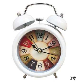 Livrare directă din fabrică de cadouri creative pentru copii, ceasuri deșteptătoare retro din metal cu mecanism Aishida, lumină de noapte și design silențios.