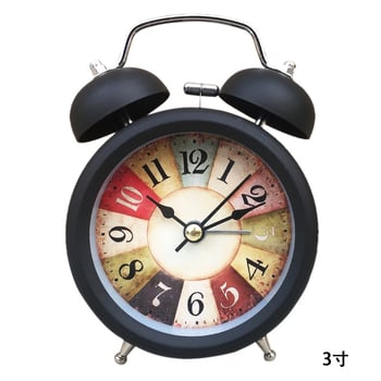 Livrare directă din fabrică de cadouri creative pentru copii, ceasuri deșteptătoare retro din metal cu mecanism Aishida, lumină de noapte și design silențios.