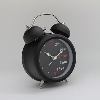 Livrare directă din fabrică de cadouri creative pentru copii, ceasuri deșteptătoare retro din metal cu mecanism Aishida, lumină de noapte și design silențios.