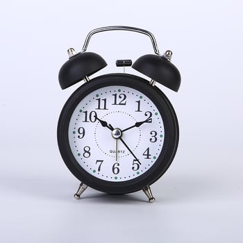 Livrare directă din fabrică de cadouri creative pentru copii, ceasuri deșteptătoare retro din metal cu mecanism Aishida, lumină de noapte și design silențios.