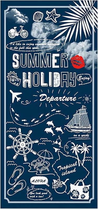 Плажна хавлия SUMMER HOLIDAY, Микрофибър, 150х75 см