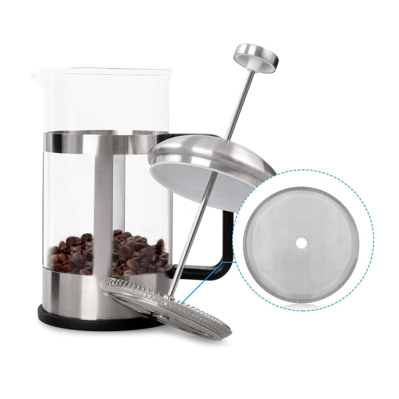 Filtračný list/sitko na kávu French press so sieťkou