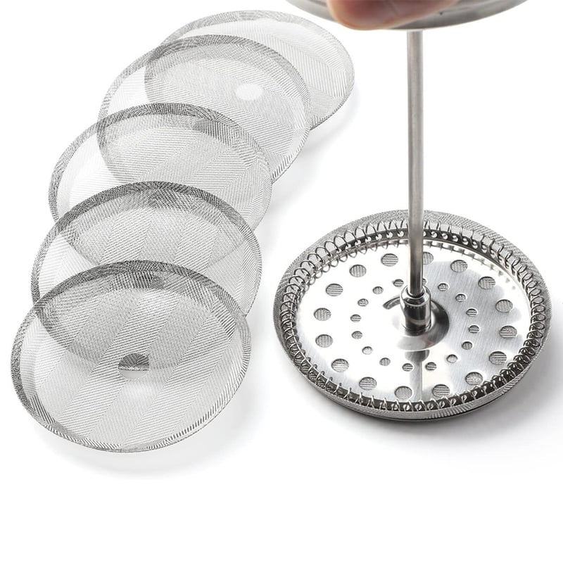 Filtračný list/sitko na kávu French press so sieťkou