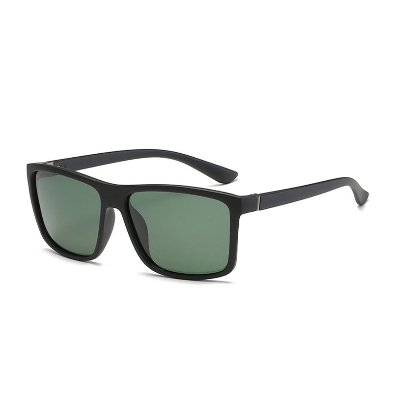 Ochelari de soare polarizați pentru bărbați cu profil transversal, ochelari de soare pătrați pentru condus, ochelari de soare pentru exterior, ochelari de soare sport cu parasolar