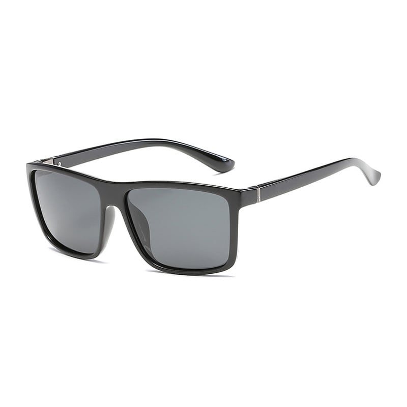Ochelari de soare polarizați pentru bărbați cu profil transversal, ochelari de soare pătrați pentru condus, ochelari de soare pentru exterior, ochelari de soare sport cu parasolar