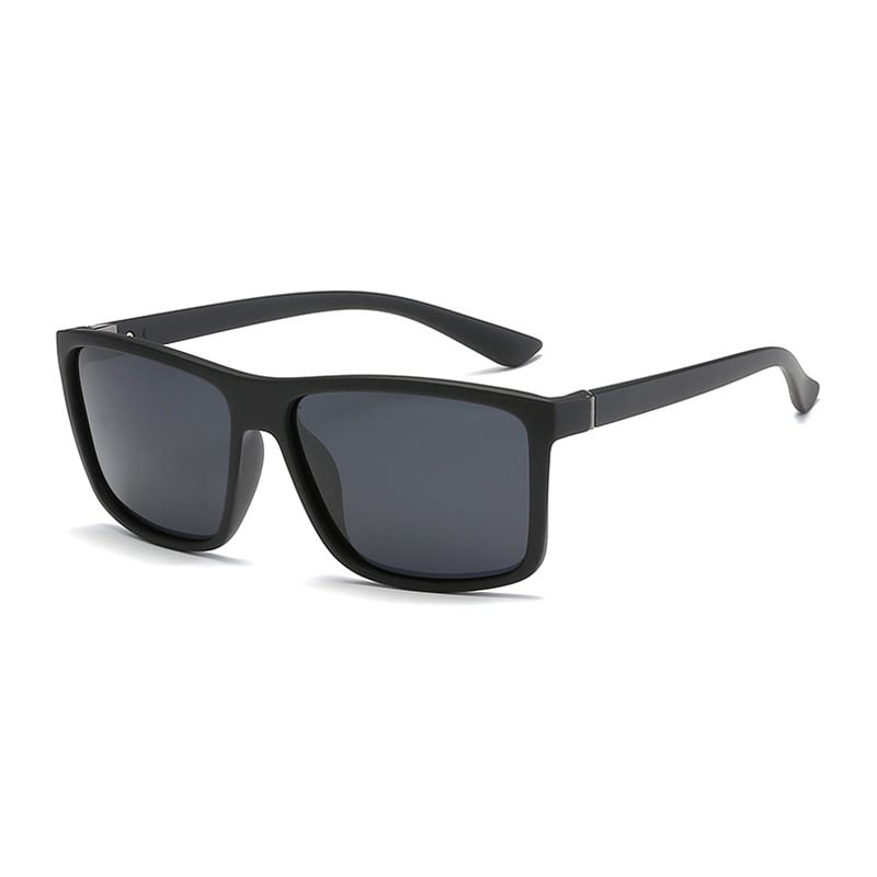 Ochelari de soare polarizați pentru bărbați cu profil transversal, ochelari de soare pătrați pentru condus, ochelari de soare pentru exterior, ochelari de soare sport cu parasolar