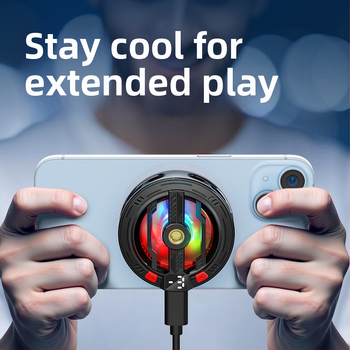 Răcitor pentru telefon cu clips magnetic, răcire pe bază de semiconductori, tehnologie Ice-Seal, pentru gaming și streaming, compatibil cu tablete.