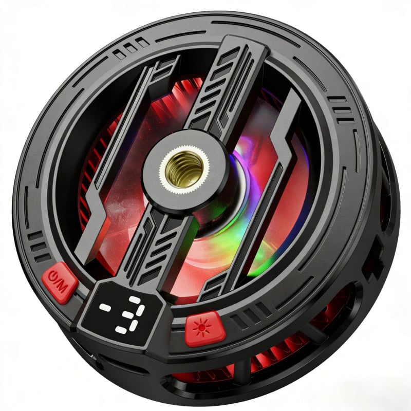 Răcitor pentru telefon cu clips magnetic, răcire pe bază de semiconductori, tehnologie Ice-Seal, pentru gaming și streaming, compatibil cu tablete.