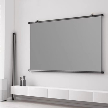 Xinjieke Projekčné plátno na stenu s anti-reflexnou vrstvou, domáce použitie, HD, 60–120 palcov, bez vŕtania