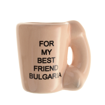 Чашка For my best friend Bulgaria, Тип шот, Керамика, 5.5х4 см