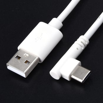 Καλώδιο USB σε Type-C 1 μέτρου (24AWG) για φόρτιση, ανεμιστήρας LED με θύρα Type-C, οδοντόβουρτσα, ρολόι, καλώδιο φόρτισης με στρογγυλή θύρα, εύκαμπτο Type-C.