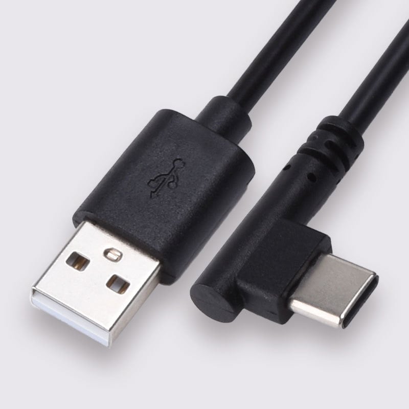 Καλώδιο USB σε Type-C 1 μέτρου (24AWG) για φόρτιση, ανεμιστήρας LED με θύρα Type-C, οδοντόβουρτσα, ρολόι, καλώδιο φόρτισης με στρογγυλή θύρα, εύκαμπτο Type-C.