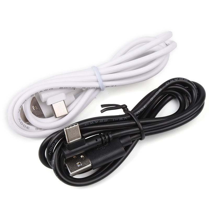 Καλώδιο USB σε Type-C 1 μέτρου (24AWG) για φόρτιση, ανεμιστήρας LED με θύρα Type-C, οδοντόβουρτσα, ρολόι, καλώδιο φόρτισης με στρογγυλή θύρα, εύκαμπτο Type-C.