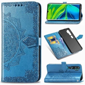 Compatibil cu Sony XPeria 5iii, husă din piele cu relief Mandala pentru telefon 10 Gen 2, cu clapă și inserție cartelă SIM, husă de protecție moale