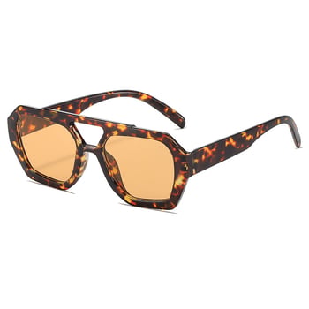 Ochelari de soare neregulați cu punte dublă transfrontalieră, stil european și american, ochelari de soare populari și la modă, ochelari de soare unici