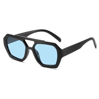 Ochelari de soare neregulați cu punte dublă transfrontalieră, stil european și american, ochelari de soare populari și la modă, ochelari de soare unici