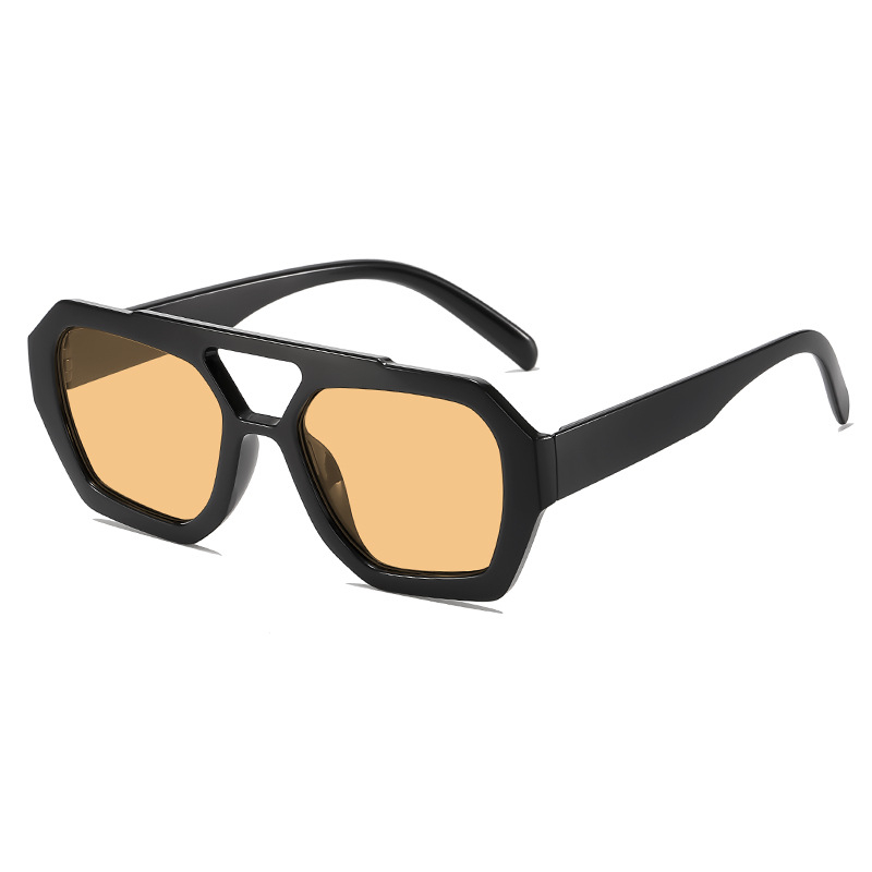 Ochelari de soare neregulați cu punte dublă transfrontalieră, stil european și american, ochelari de soare populari și la modă, ochelari de soare unici