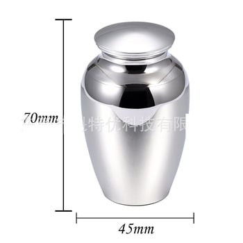 Urnă de incinerare 70*45 mm pentru cei dragi, rămășițe memoriale de animale de companie, pene, urnă de gâscă, bijuterii de incinerare.