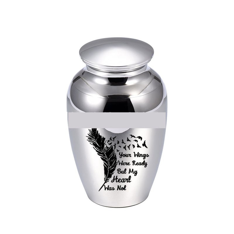 Urnă de incinerare 70*45 mm pentru cei dragi, rămășițe memoriale de animale de companie, pene, urnă de gâscă, bijuterii de incinerare.