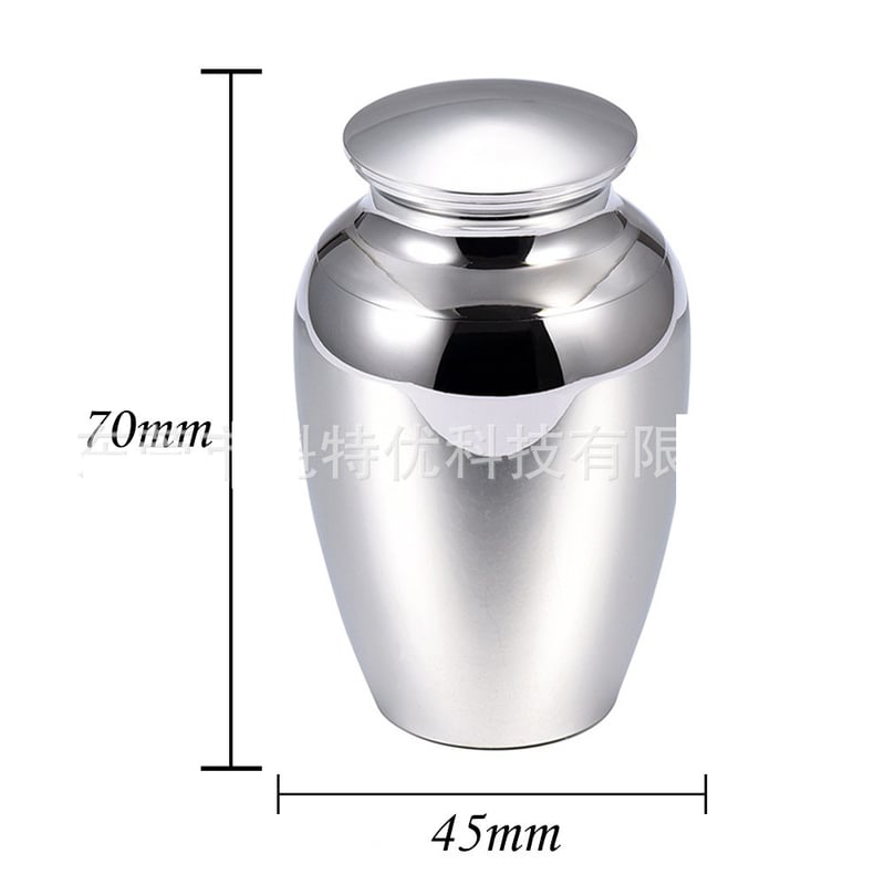 Urnă de incinerare 70*45 mm pentru cei dragi, rămășițe memoriale de animale de companie, pene, urnă de gâscă, bijuterii de incinerare.