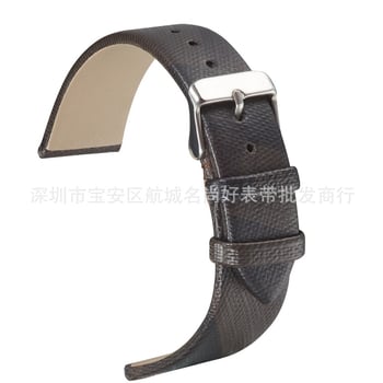 Curea de ceas în carouri alb-negru compatibilă cu curea din piele personalizată Burberry de 14/16/18/20/22 mm