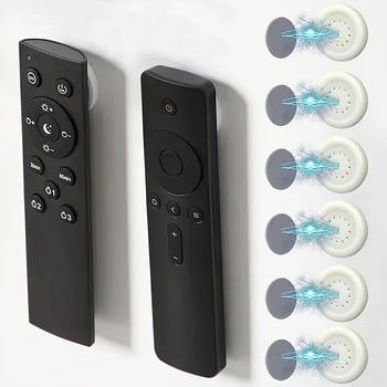 Clemă magnetică pentru telecomandă, ventuză cu adeziv puternic, suport magnetic pentru prelungitor, clemă magnetică pentru prelungitor/router fără găurire