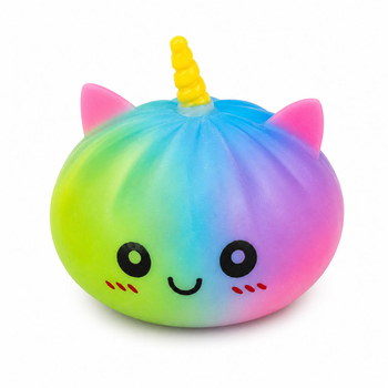 Играчка Squishy Dumplings, Еднорог, Анти стрес, 10 см